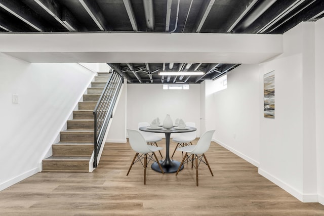 dining room featuring hardwood / wood-style floors