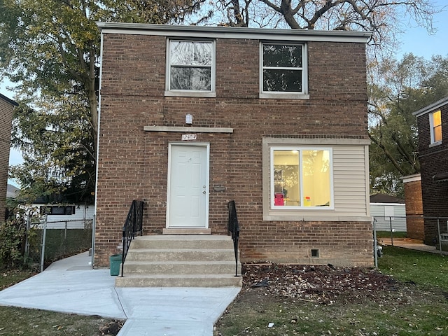 view of front of property