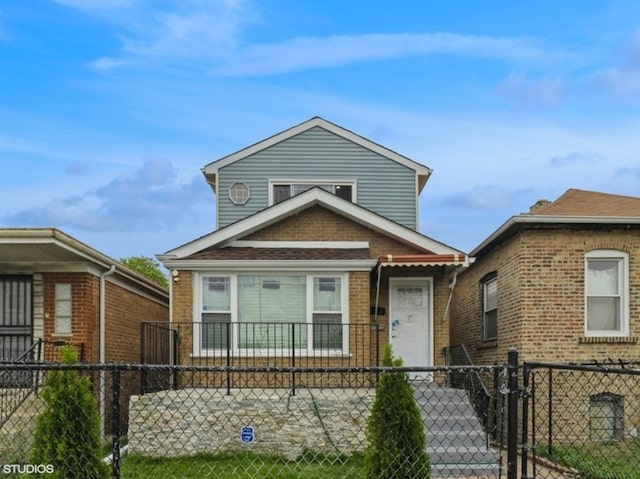 view of front of property