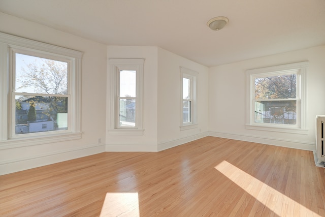 interior space featuring light hardwood / wood-style floors