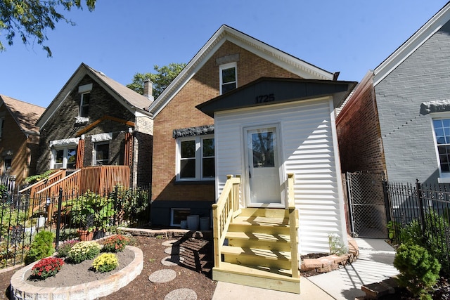 view of front of home