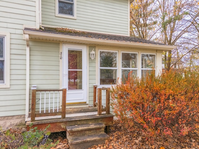 view of entrance to property