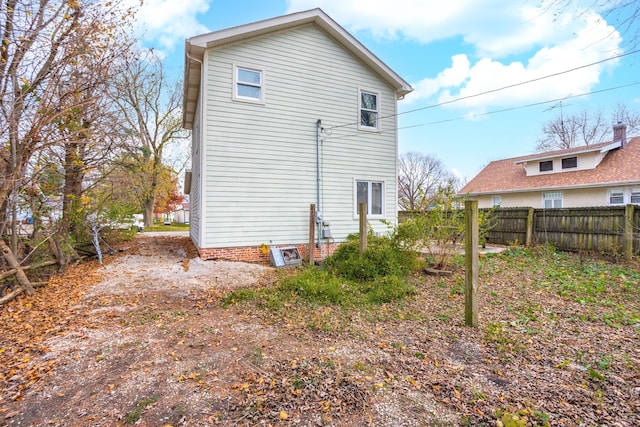 view of rear view of house