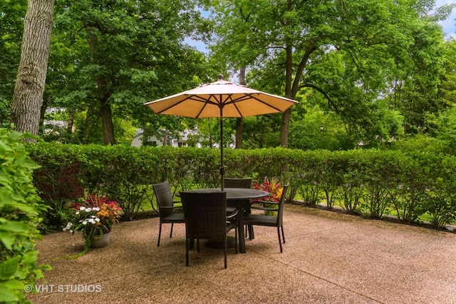 view of patio