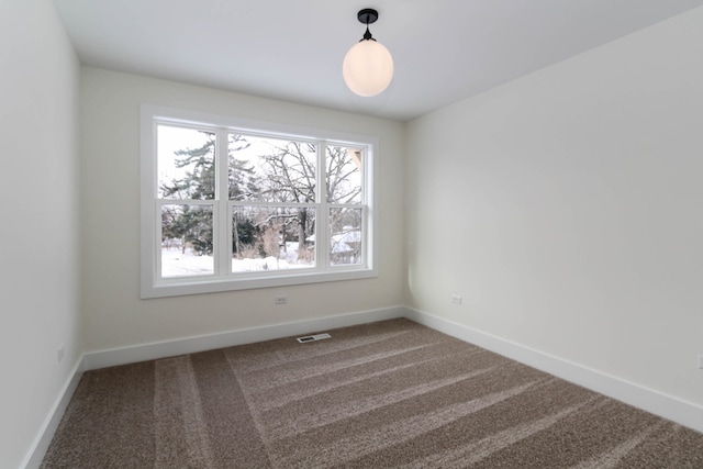 empty room with carpet floors