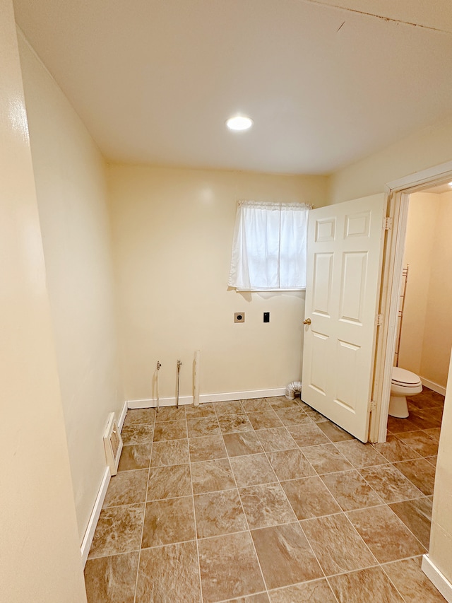 laundry area featuring hookup for an electric dryer