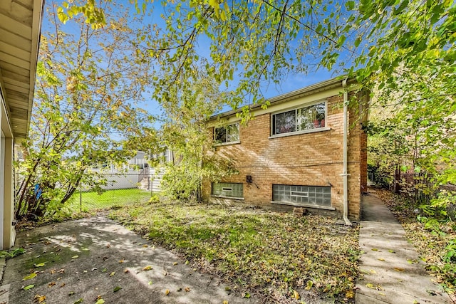 view of rear view of property