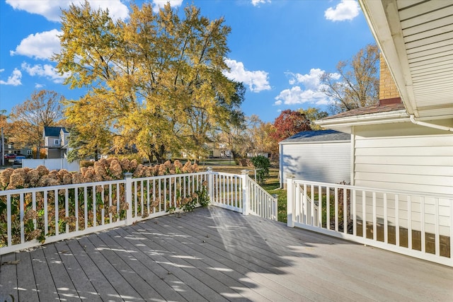 view of deck