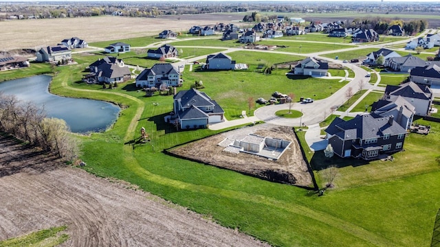 12205 Sinclair Dr, Plainfield, IL 60585 - aerial view of residential area featuring a large body of water