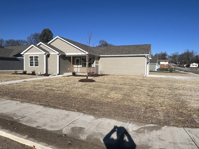 view of front of home featuring a porch