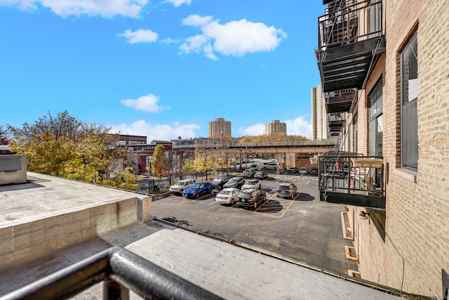 view of patio / terrace featuring a balcony