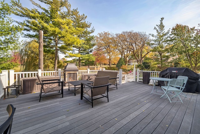 view of deck