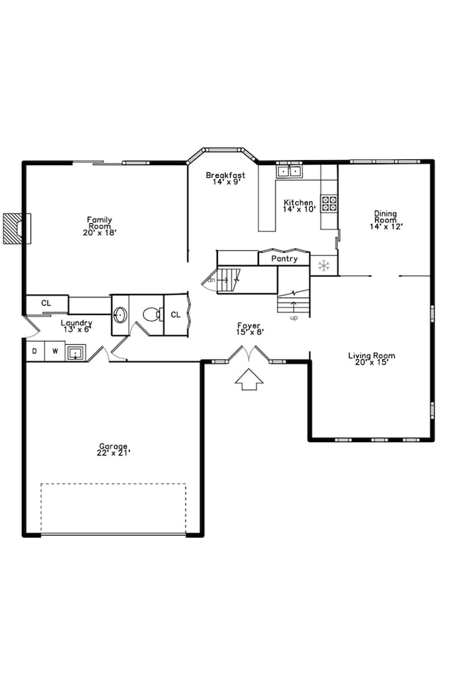 1385 Montgomery Dr, Deerfield, IL 60015 - view of property floor plan