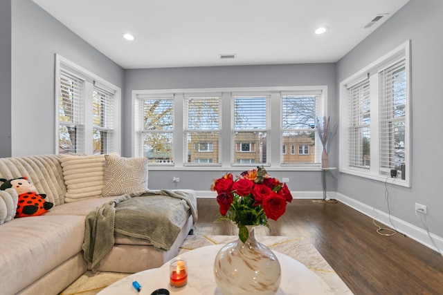 interior space featuring hardwood / wood-style floors