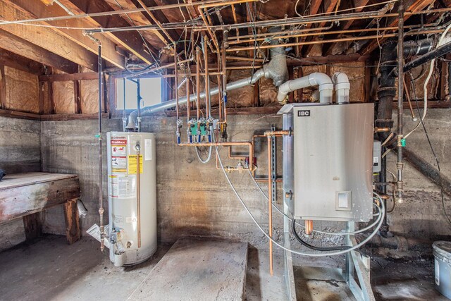 111 E 3rd St, Prophetstown, IL 61277 - utilities featuring water heater