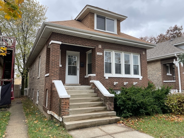 view of bungalow-style house