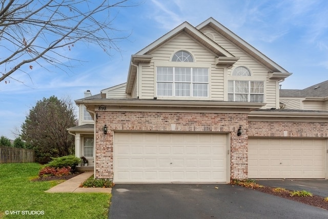 front of property featuring a garage