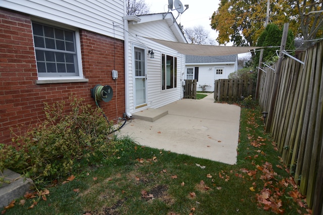 exterior space featuring a patio area