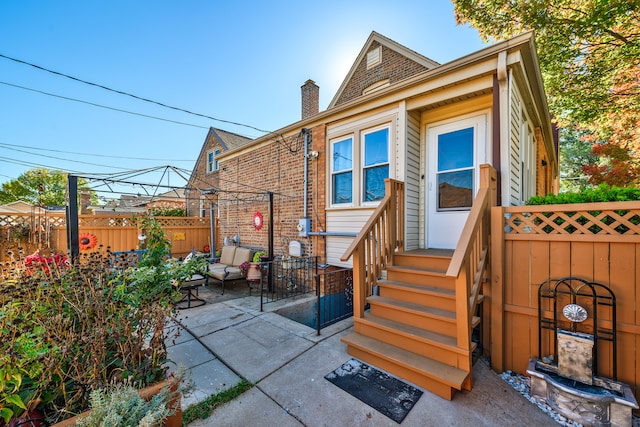 exterior space with a patio area