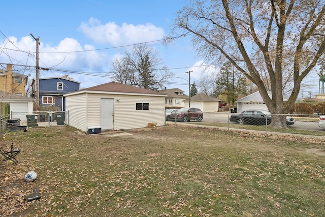 exterior space with a lawn