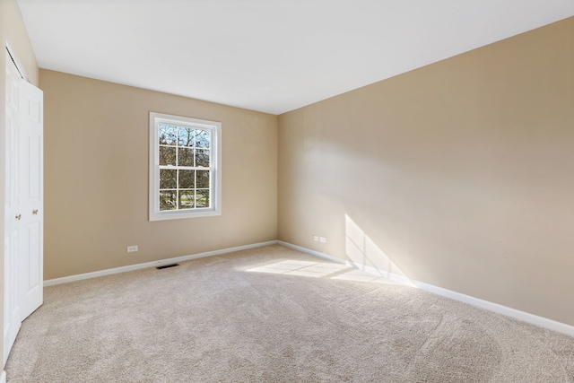 empty room with light carpet