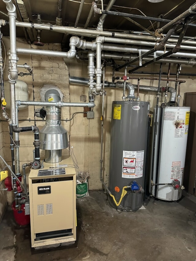 utilities with gas water heater