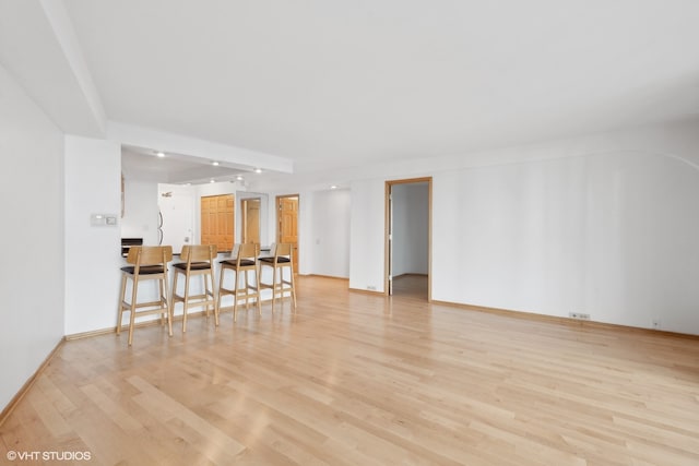 interior space featuring light hardwood / wood-style floors