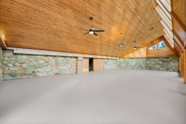 view of patio with ceiling fan