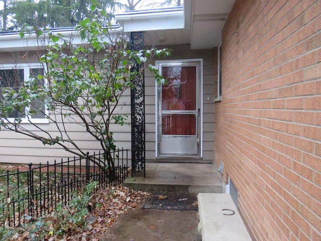 view of entrance to property