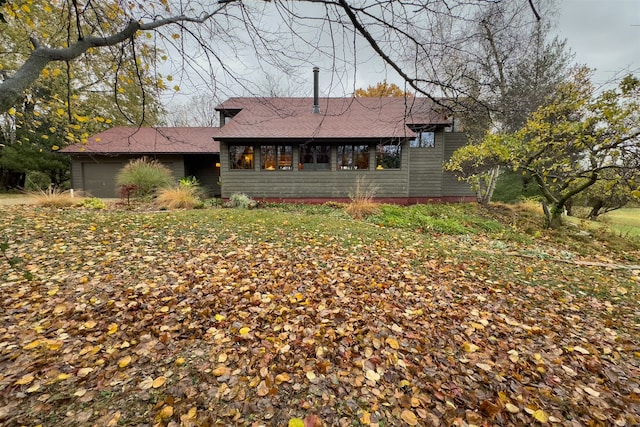 view of front of property