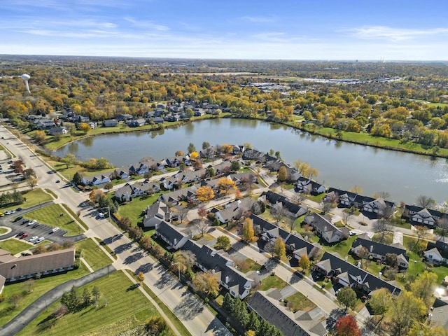 2708 Lake Shore Dr Unit 1, Joliet, IL 60431 - aerial overview of property's location with a nearby body of water and nearby suburban area