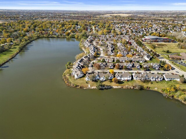 2708 Lake Shore Dr Unit 1, Joliet, IL 60431 - aerial view of property and surrounding area with nearby suburban area and a large body of water