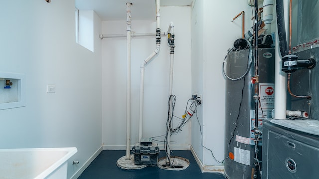 utilities with gas water heater