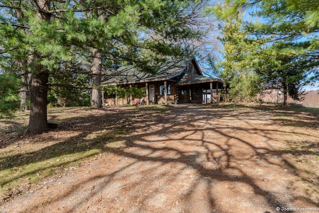 view of front of home