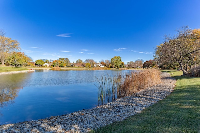 property view of water