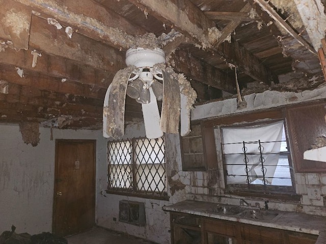 kitchen featuring sink