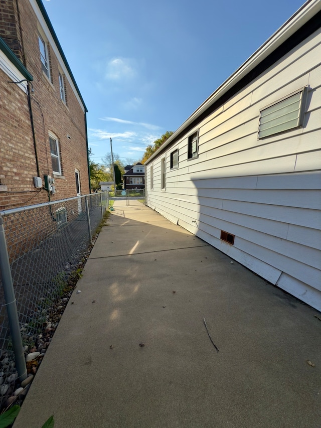 view of home's exterior featuring a patio