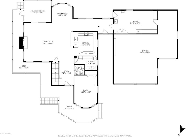 2418 Bennington Ln, Mchenry, IL 60050 - floor plan / room layout