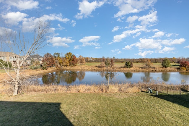 property view of water