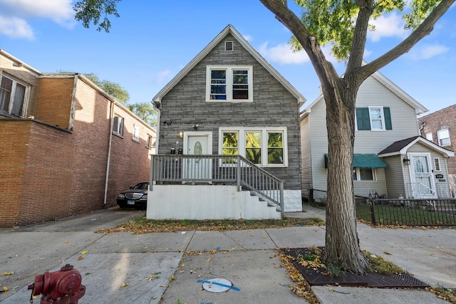 view of front of home