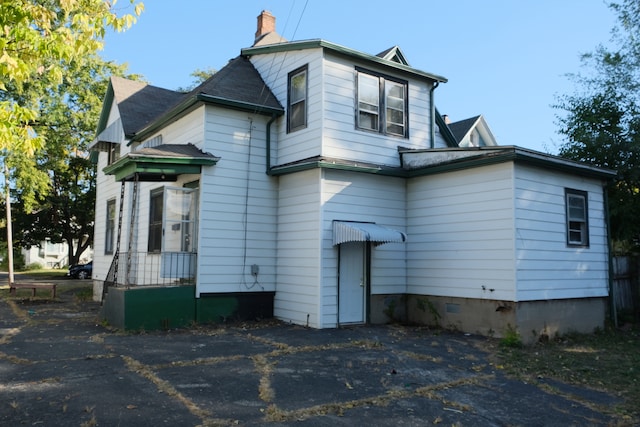 view of rear view of house