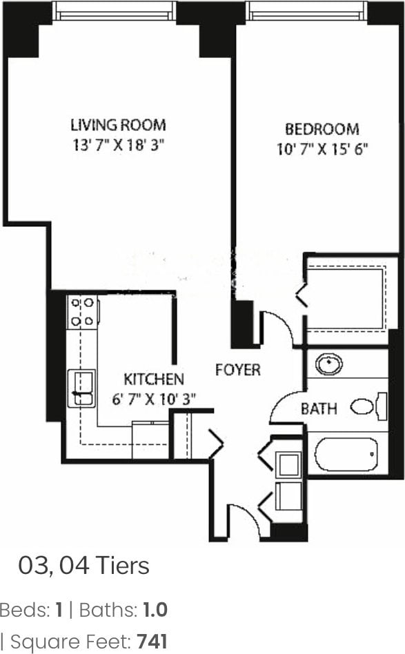474 N Lake Shore Dr Unit 3303, Chicago, IL 60611 - home floor plan