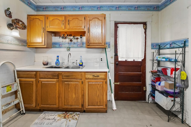 kitchen featuring sink