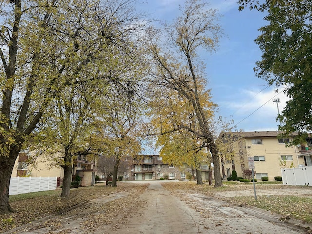 view of road