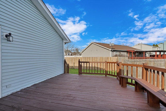 view of deck