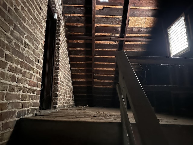 view of attic