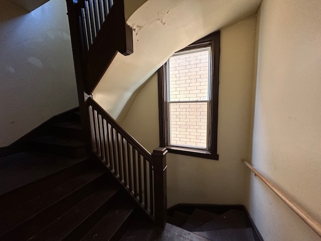 view of stairs