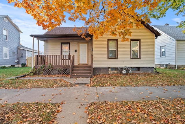 view of bungalow