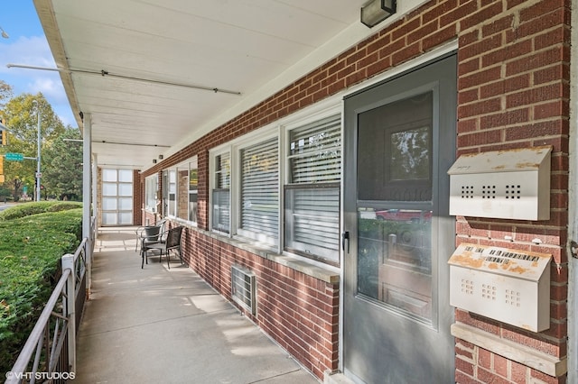 view of patio / terrace featuring a porch