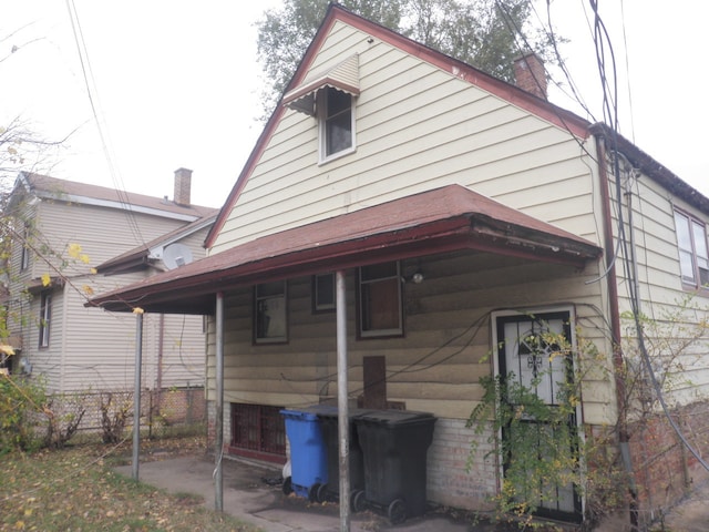 view of back of house